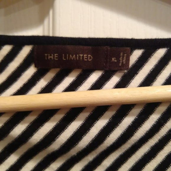 The Limited Asymmetric Stripe Sweater size XL - Picture 2 of 5